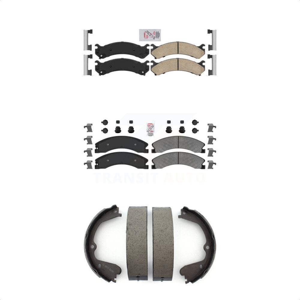 Transit Auto KNN-100775 Disc Brake Pad for 2009-2020 Chevrolet Express 4500, Chevrolet Express 3500 and More - Front and Rear
