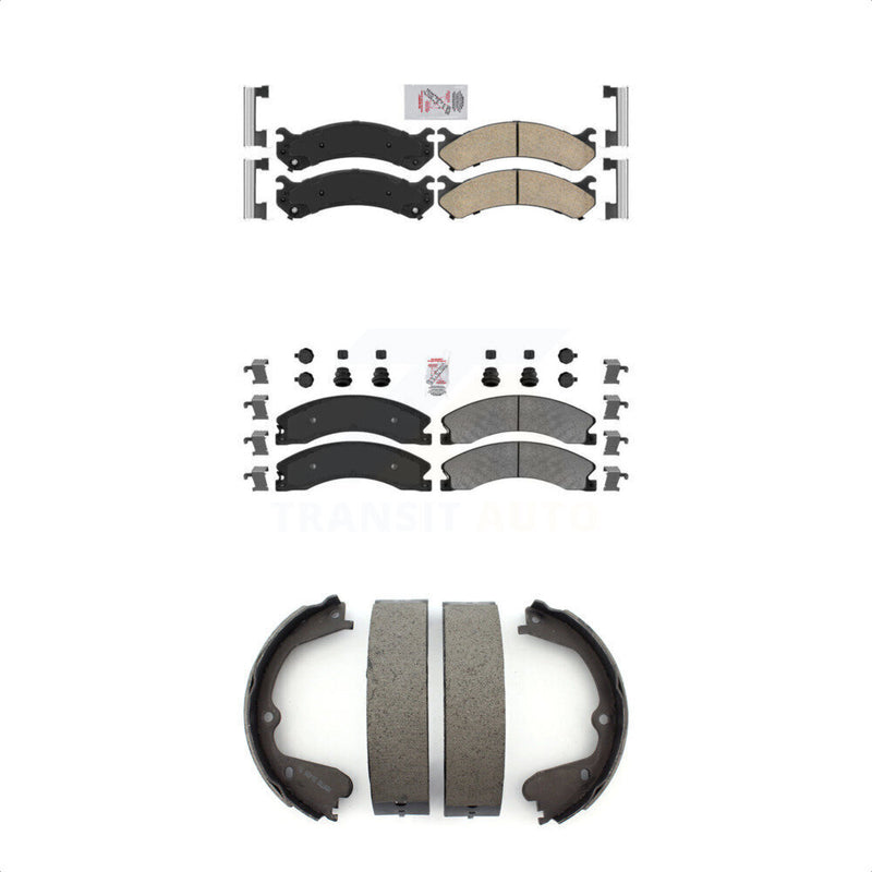 Transit Auto KNN-100775 Disc Brake Pad for 2009-2020 Chevrolet Express 4500, Chevrolet Express 3500 and More - Front and Rear