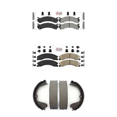 Transit Auto KNN-100778 Disc Brake Pad for 2009-2020 Chevrolet Express 4500, Chevrolet Express 3500 and More - Front and Rear