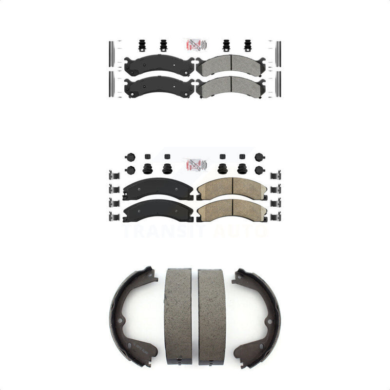 Transit Auto KNN-100778 Disc Brake Pad for 2009-2020 Chevrolet Express 4500, Chevrolet Express 3500 and More - Front and Rear