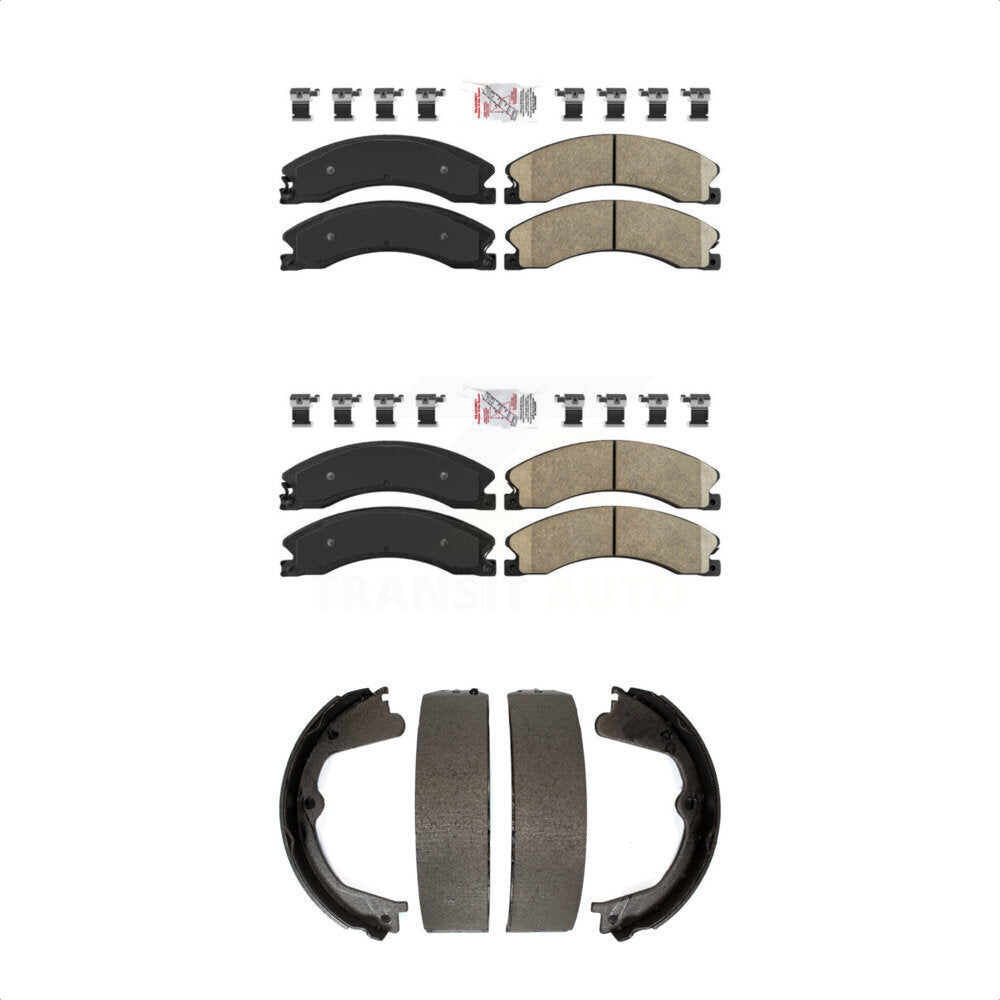 Transit Auto KNN-100780 Disc Brake Pad for 2011-2019 GMC Sierra 2500 HD, GMC Sierra 3500 HD and More - Front and Rear