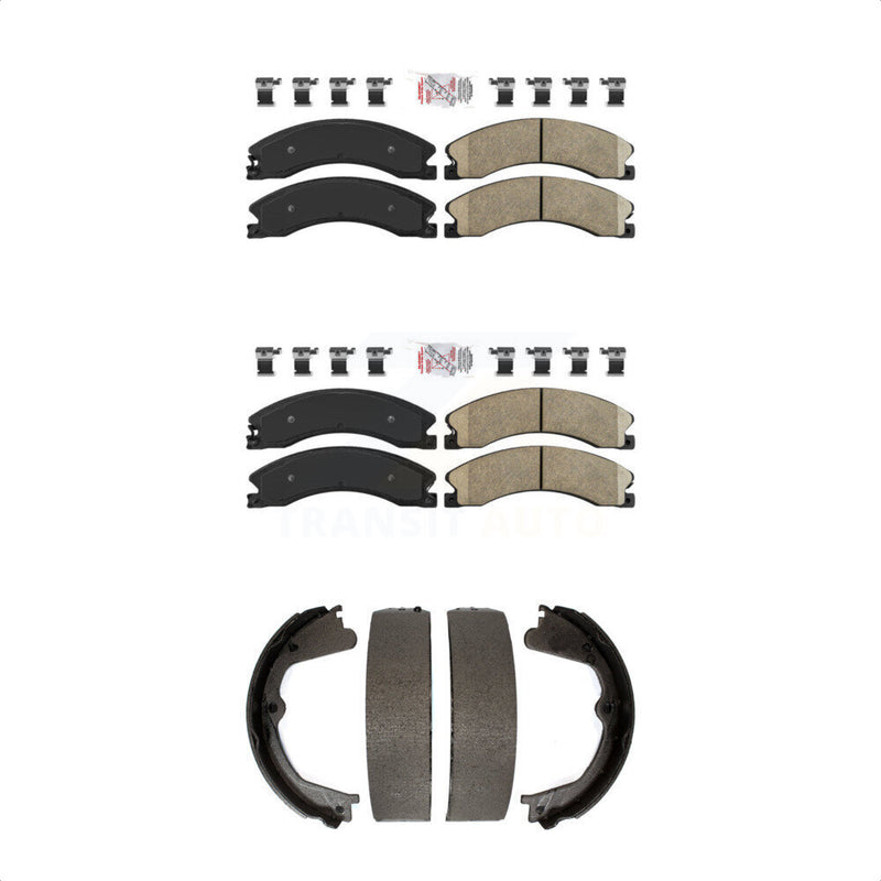 Transit Auto KNN-100780 Disc Brake Pad for 2011-2019 GMC Sierra 2500 HD, GMC Sierra 3500 HD and More - Front and Rear