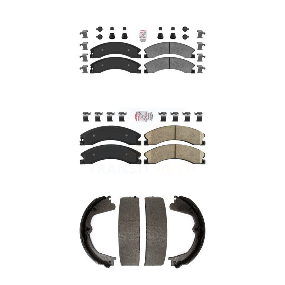 Transit Auto KNN-100781 Disc Brake Pad for 2011-2019 GMC Sierra 2500 HD, GMC Sierra 3500 HD and More - Front and Rear