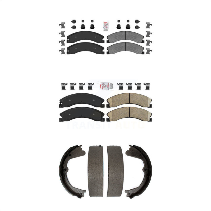 Transit Auto KNN-100781 Disc Brake Pad for 2011-2019 GMC Sierra 2500 HD, GMC Sierra 3500 HD and More - Front and Rear
