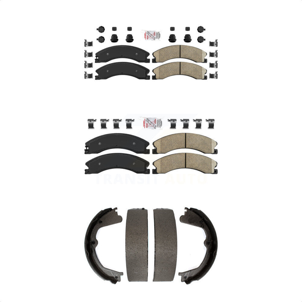 Transit Auto KNN-100782 Disc Brake Pad for 2011-2019 GMC Sierra 2500 HD, GMC Sierra 3500 HD and More - Front and Rear