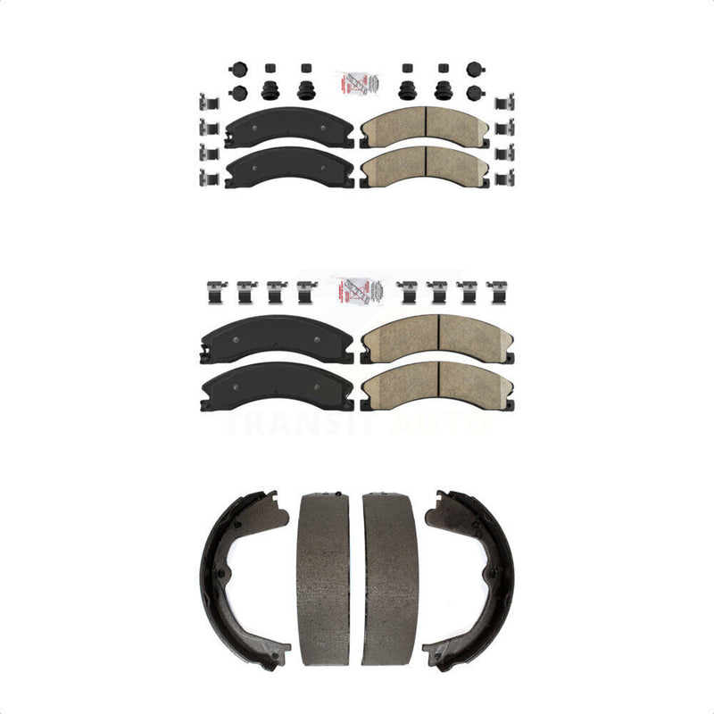Transit Auto KNN-100782 Disc Brake Pad for 2011-2019 GMC Sierra 2500 HD, GMC Sierra 3500 HD and More - Front and Rear
