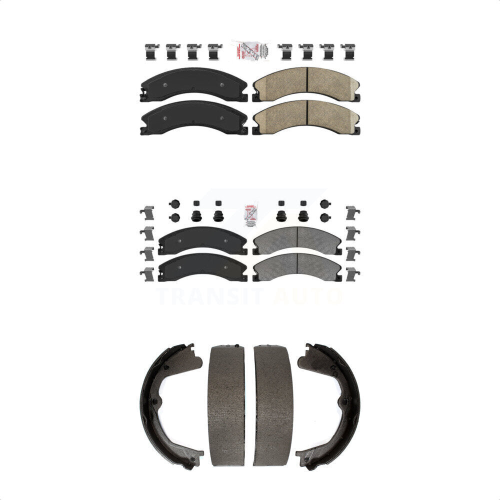 Transit Auto KNN-100783 Disc Brake Pad for 2011-2019 GMC Sierra 2500 HD, GMC Sierra 3500 HD and More - Front and Rear