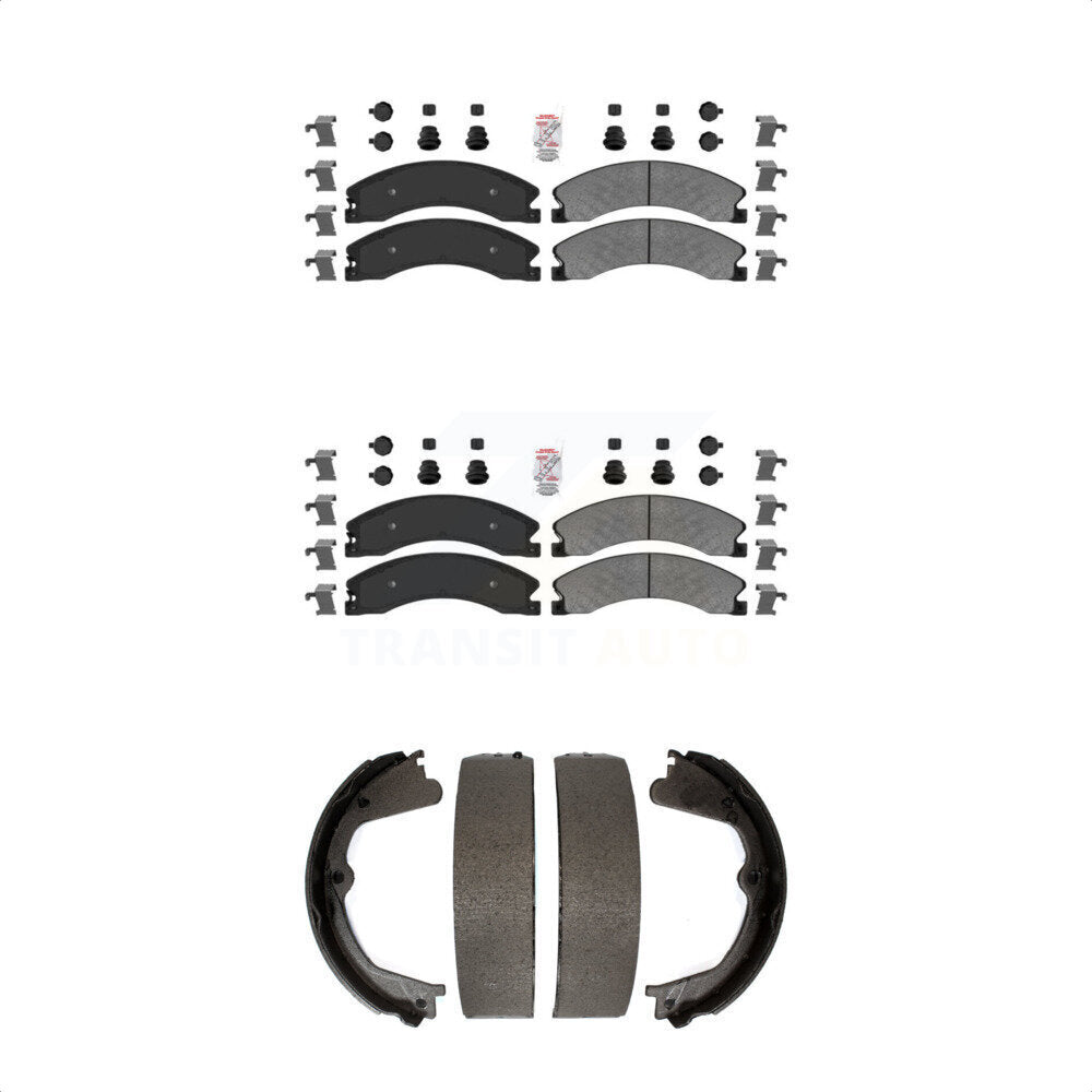 Transit Auto KNN-100784 Disc Brake Pad for 2011-2019 GMC Sierra 2500 HD, GMC Sierra 3500 HD and More - Front and Rear