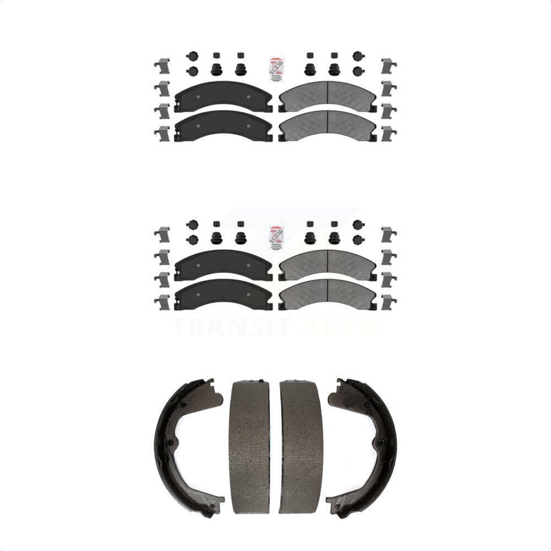 Transit Auto KNN-100784 Disc Brake Pad for 2011-2019 GMC Sierra 2500 HD, GMC Sierra 3500 HD and More - Front and Rear