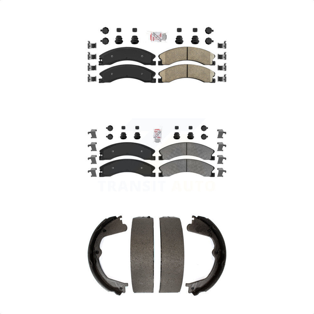 Transit Auto KNN-100785 Disc Brake Pad for 2011-2019 GMC Sierra 2500 HD, GMC Sierra 3500 HD and More - Front and Rear
