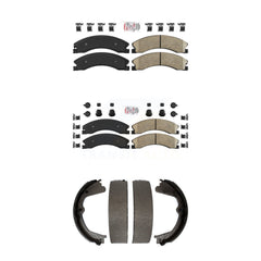 Transit Auto KNN-100786 Disc Brake Pad for 2011-2019 GMC Sierra 2500 HD, GMC Sierra 3500 HD and More - Front and Rear