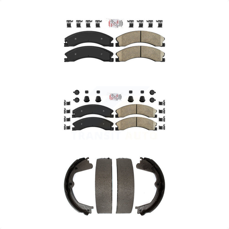 Transit Auto KNN-100786 Disc Brake Pad for 2011-2019 GMC Sierra 2500 HD, GMC Sierra 3500 HD and More - Front and Rear