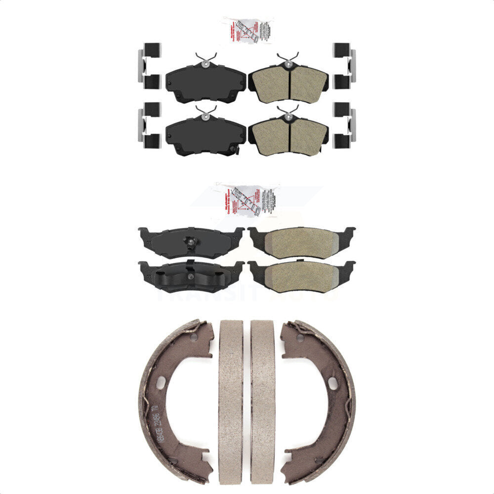 Transit Auto KNN-100790 Disc Brake Pad for 2001-2010 Chrysler PT Cruiser, Dodge Neon - Front and Rear