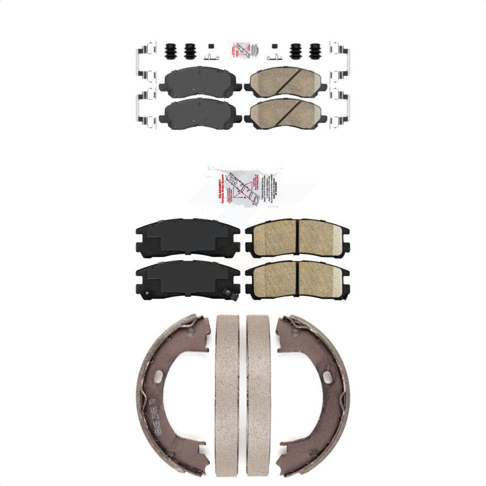 Transit Auto KNN-100792 Disc Brake Pad for 2001-2005 Mitsubishi Eclipse, Dodge Stratus - Front and Rear