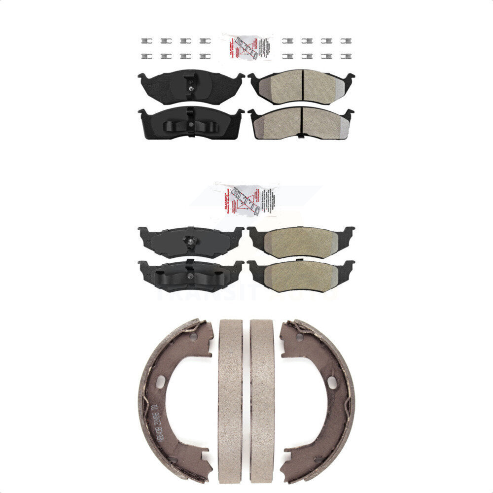 Transit Auto KNN-100794 Disc Brake Pad for 1995-2004 Dodge Intrepid, Chrysler 300M and More - Front and Rear