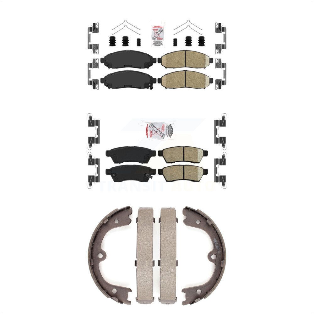 Transit Auto KNN-100796 Disc Brake Pad for 2005-2023 Nissan Xterra, Nissan Frontier - Front and Rear