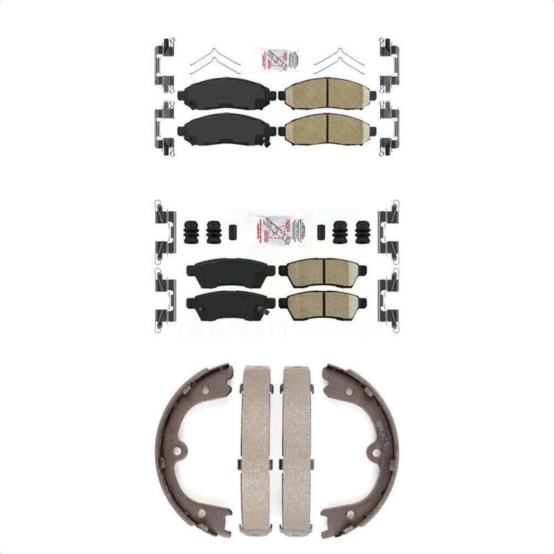 Transit Auto KNN-100797 Disc Brake Pad for 2005-2023 Nissan Xterra, Nissan Frontier - Front and Rear