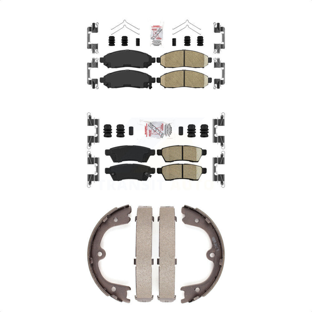 Transit Auto KNN-100798 Disc Brake Pad for 2005-2023 Nissan Xterra, Nissan Frontier - Front and Rear