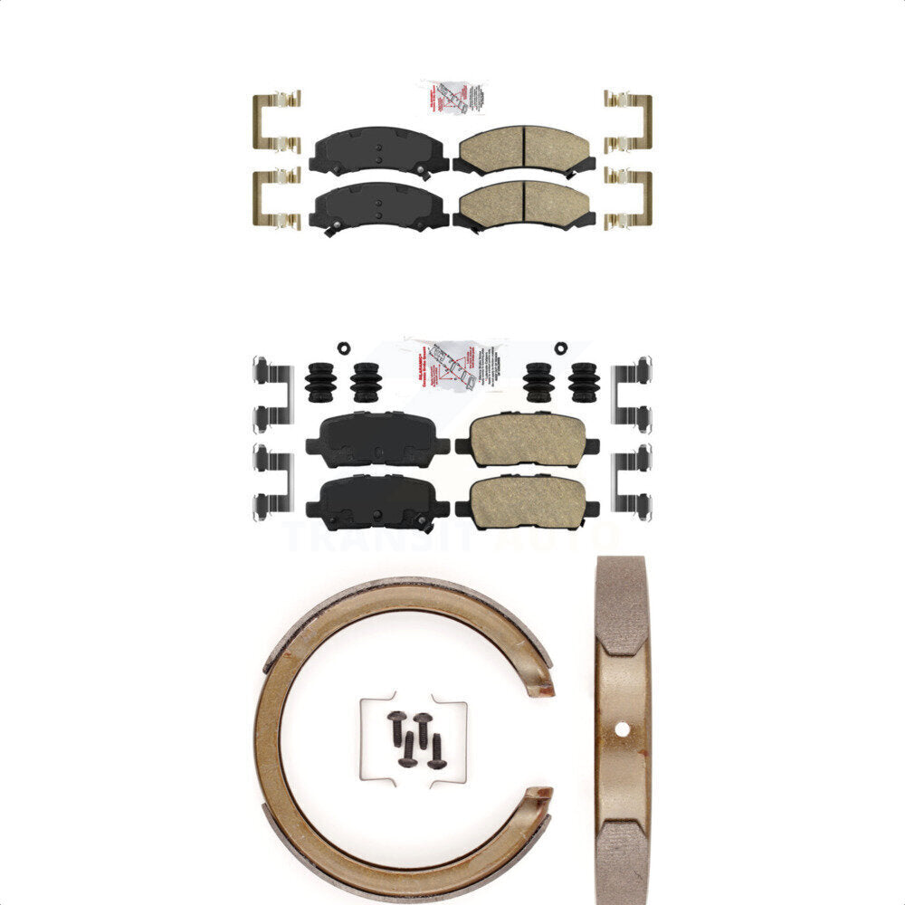 Transit Auto KNN-100800 Disc Brake Pad for 2010 Chevrolet Impala - Front and Rear