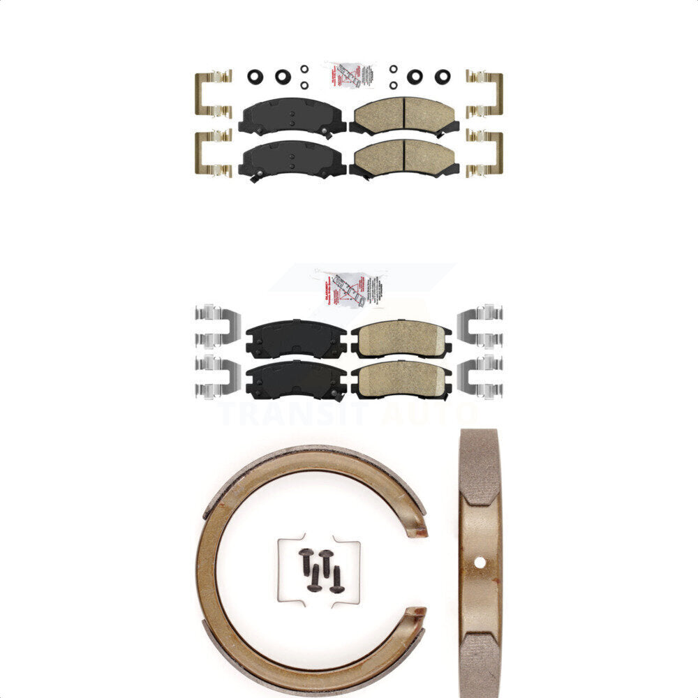 Transit Auto KNN-100803 Disc Brake Pad for 2006-2010 Chevrolet Impala, Chevrolet Monte Carlo - Front and Rear