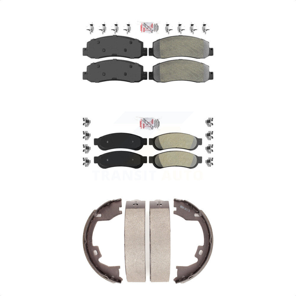 Transit Auto KNN-100805 Disc Brake Pad for 2008-2012 Ford F-450 Super Duty, Ford F-350 Super Duty, Ford F-250 Super Duty - Front and Rear