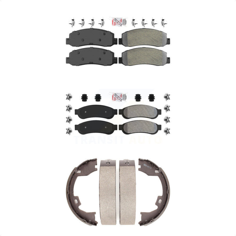 Transit Auto KNN-100807 Disc Brake Pad for 2008-2012 Ford F-450 Super Duty, Ford F-350 Super Duty, Ford F-250 Super Duty - Front and Rear