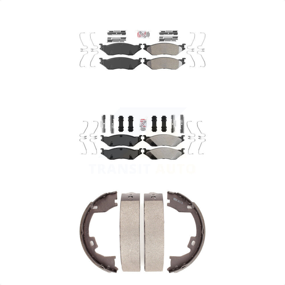 Transit Auto KNN-100810 Disc Brake Pad for 2005-2018 IC Corporation AE School Bus, IC Corporation AC Commercial Bus and More - Front and Rear