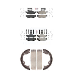 Transit Auto KNN-100810 Disc Brake Pad for 2005-2018 IC Corporation AE School Bus, IC Corporation AC Commercial Bus and More - Front and Rear
