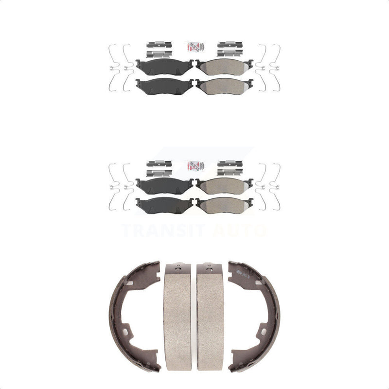 Transit Auto KNN-100812 Disc Brake Pad for 2005-2018 IC Corporation AE School Bus, IC Corporation AC Commercial Bus and More - Front and Rear