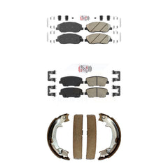 Transit Auto KNN-100817 Disc Brake Pad for 2006-2014 Kia Sedona, Hyundai Entourage - Front and Rear