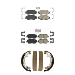 Transit Auto KNN-100818 Disc Brake Pad for 2006-2014 Kia Sedona, Hyundai Entourage - Front and Rear