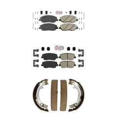 Transit Auto KNN-100819 Disc Brake Pad for 2006-2014 Kia Sedona, Hyundai Entourage - Front and Rear