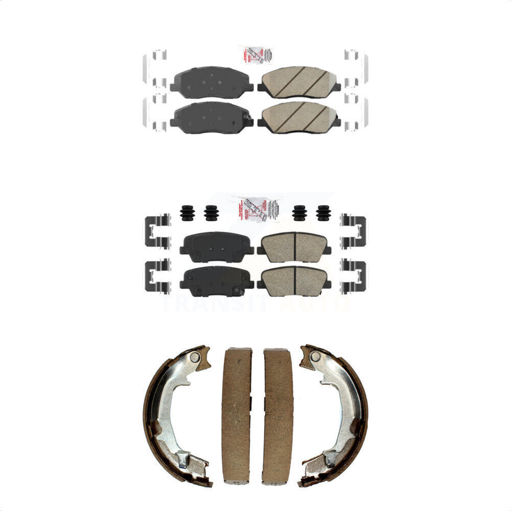 Transit Auto KNN-100820 Disc Brake Pad for 2006-2014 Kia Sedona, Hyundai Entourage - Front and Rear