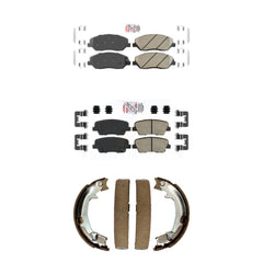 Transit Auto KNN-100820 Disc Brake Pad for 2006-2014 Kia Sedona, Hyundai Entourage - Front and Rear