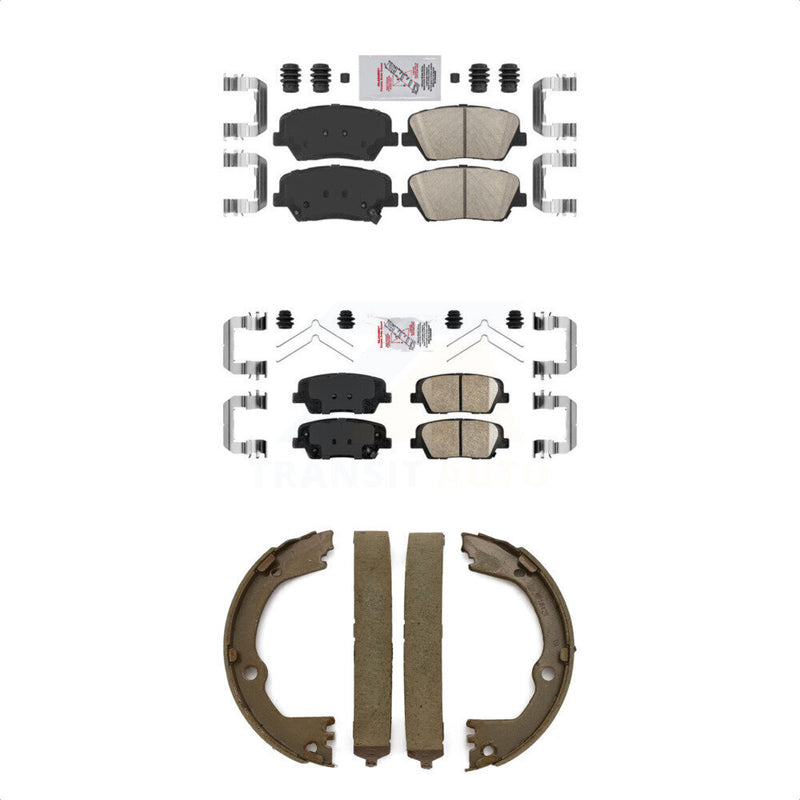 Transit Auto KNN-100836 Disc Brake Pad for 2014-2015 Kia Sorento - Front and Rear