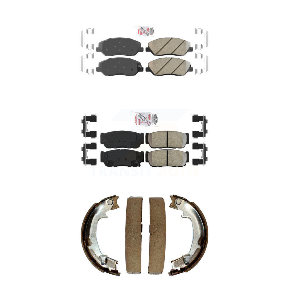 Transit Auto KNN-100840 Disc Brake Pad for 2006-2007 Hyundai Entourage, Kia Sedona - Front and Rear