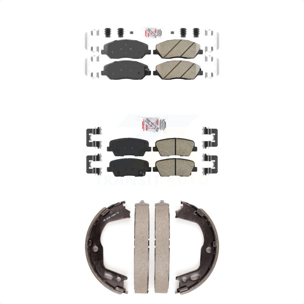 Transit Auto KNN-100842 Disc Brake Pad for 2009-2010 Hyundai Genesis - Front and Rear
