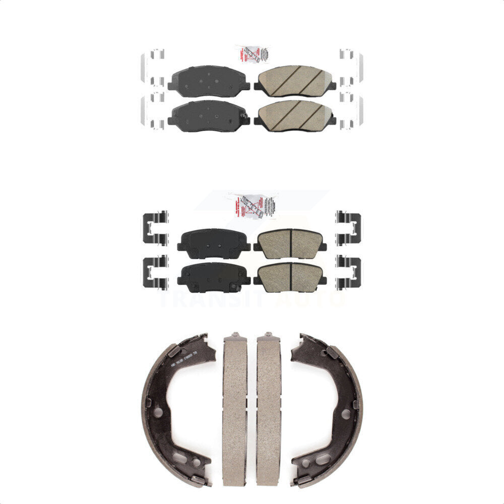 Transit Auto KNN-100843 Disc Brake Pad for 2009-2010 Hyundai Genesis - Front and Rear