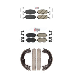 Transit Auto KNN-100843 Disc Brake Pad for 2009-2010 Hyundai Genesis - Front and Rear