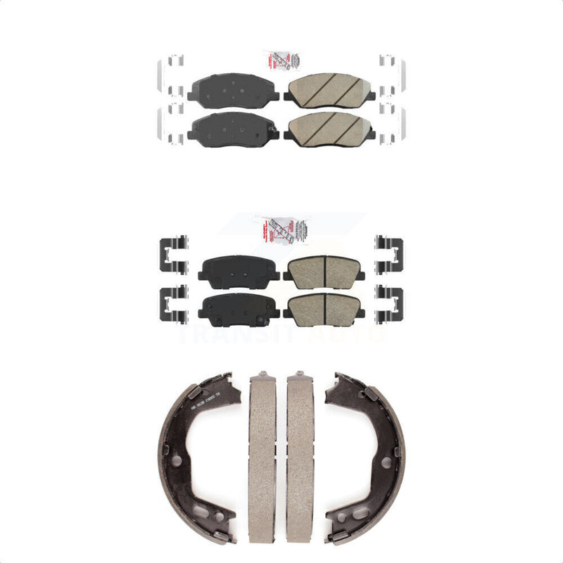 Transit Auto KNN-100843 Disc Brake Pad for 2009-2010 Hyundai Genesis - Front and Rear