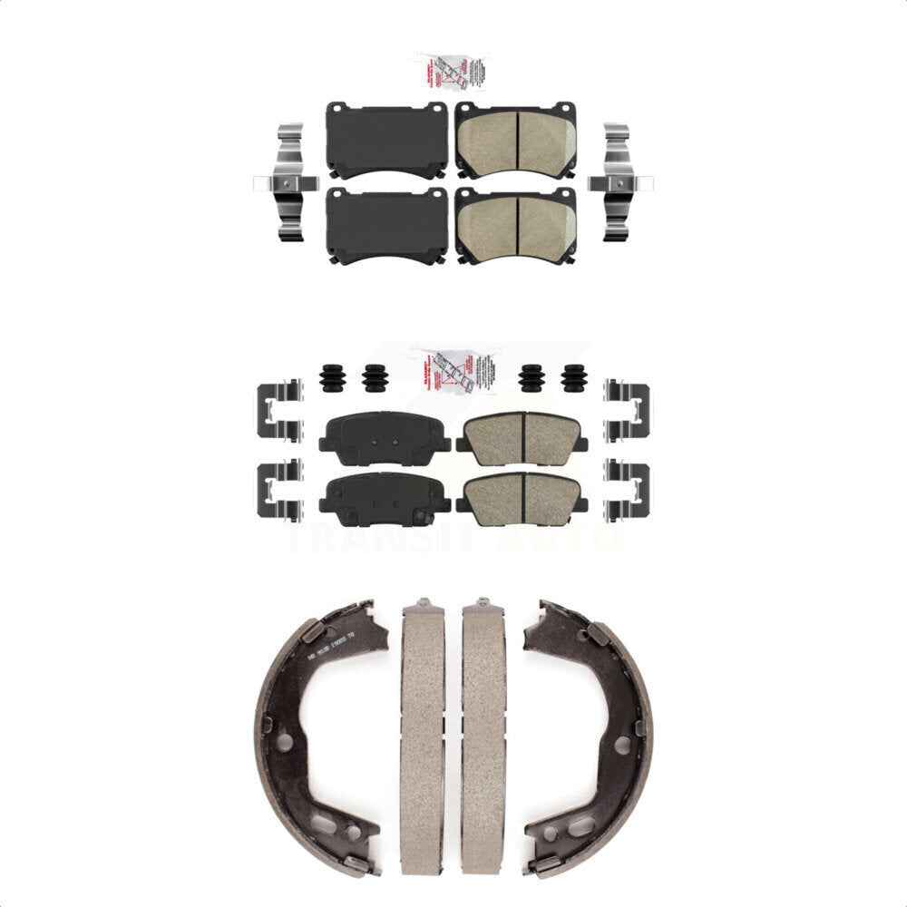 Transit Auto KNN-100844 Disc Brake Pad for 2009-2011 Hyundai Equus, Hyundai Genesis - Front and Rear