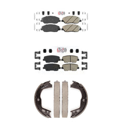 Transit Auto KNN-100845 Disc Brake Pad for 2009-2010 Hyundai Genesis - Front and Rear
