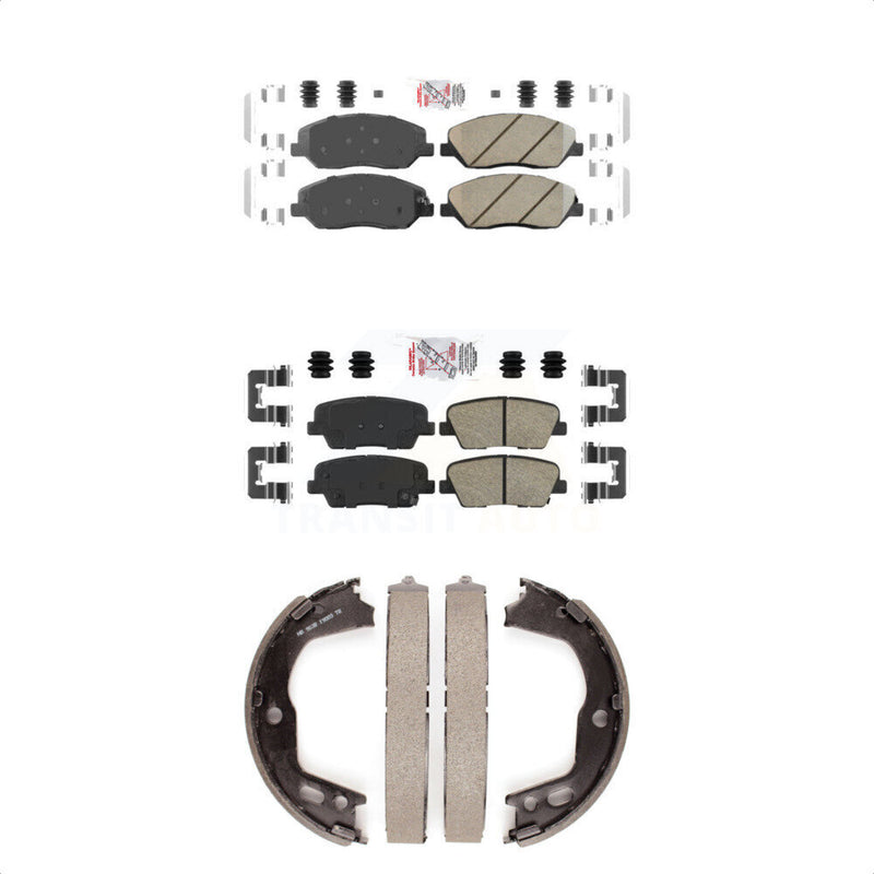 Transit Auto KNN-100845 Disc Brake Pad for 2009-2010 Hyundai Genesis - Front and Rear