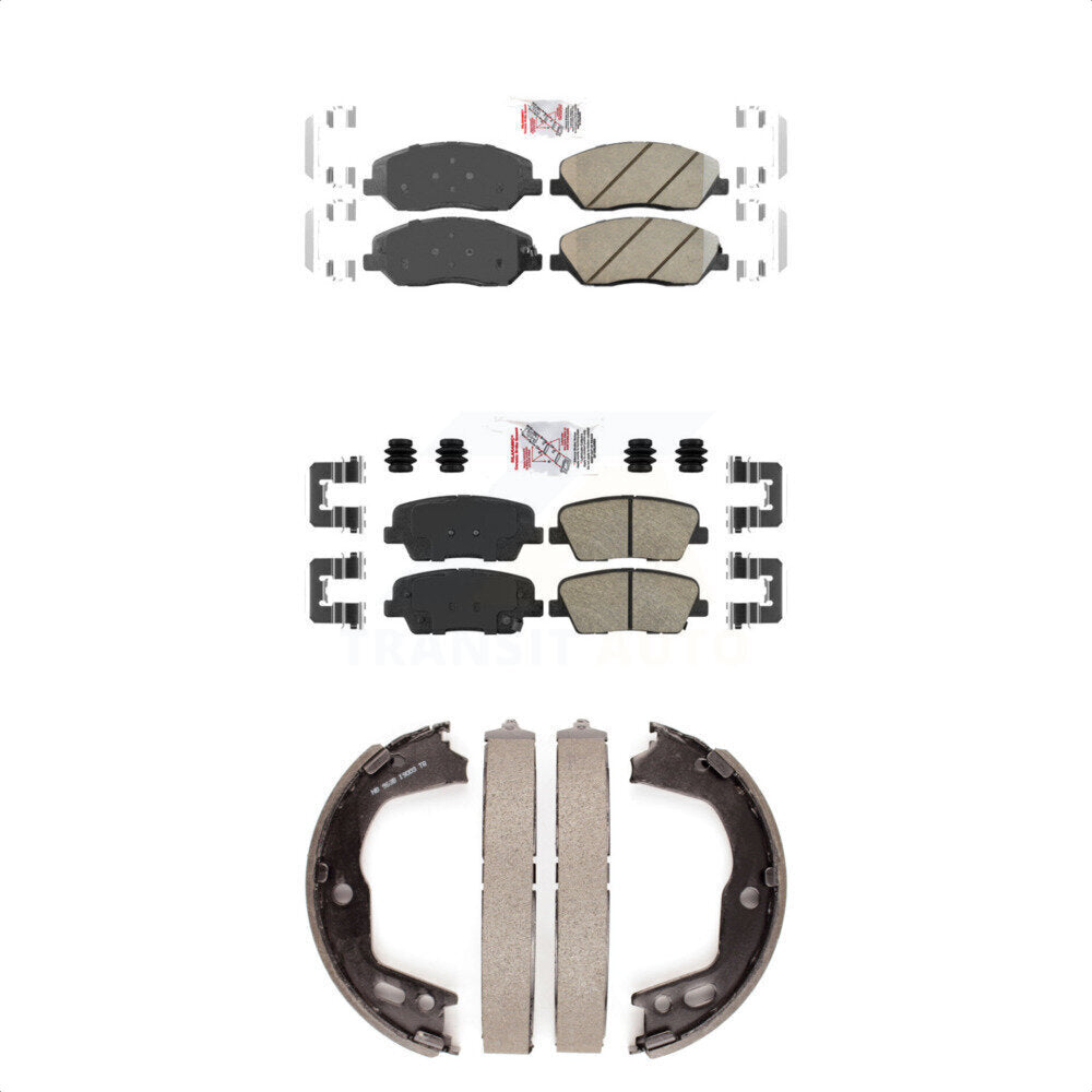 Transit Auto KNN-100846 Disc Brake Pad for 2009-2010 Hyundai Genesis - Front and Rear