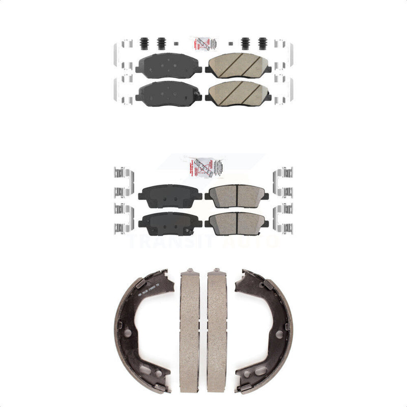 Transit Auto KNN-100848 Disc Brake Pad for 2010-2012 Hyundai Genesis - Front and Rear