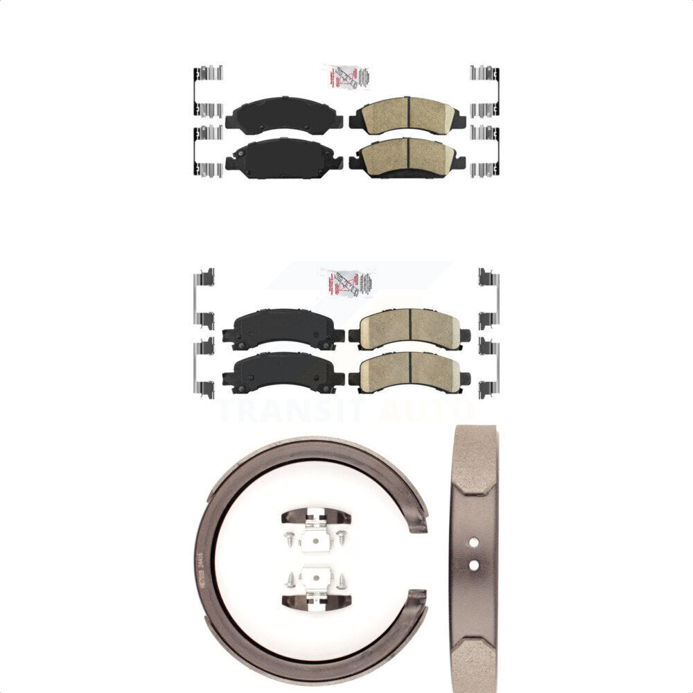 Transit Auto KNN-100856 Disc Brake Pad for 2009-2014 Chevrolet Express 1500, GMC Savana 1500 - Front and Rear