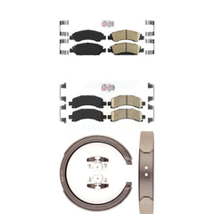 Transit Auto KNN-100856 Disc Brake Pad for 2009-2014 Chevrolet Express 1500, GMC Savana 1500 - Front and Rear