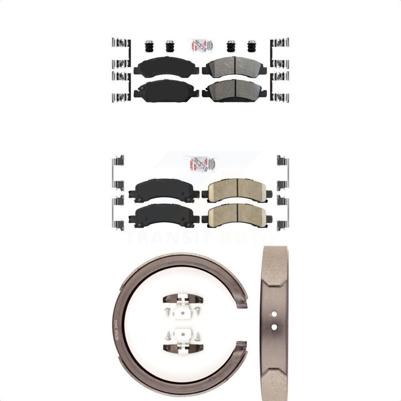 Transit Auto KNN-100857 Disc Brake Pad for 2009-2014 Chevrolet Express 1500, GMC Savana 1500 - Front and Rear