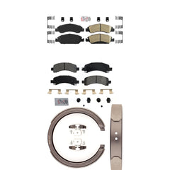 Transit Auto KNN-100858 Disc Brake Pad for 2009-2014 Chevrolet Express 1500, GMC Savana 1500 - Front and Rear