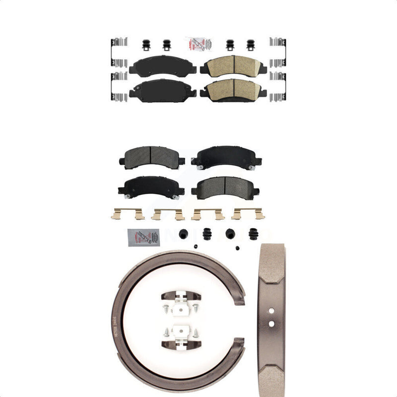 Transit Auto KNN-100858 Disc Brake Pad for 2009-2014 Chevrolet Express 1500, GMC Savana 1500 - Front and Rear